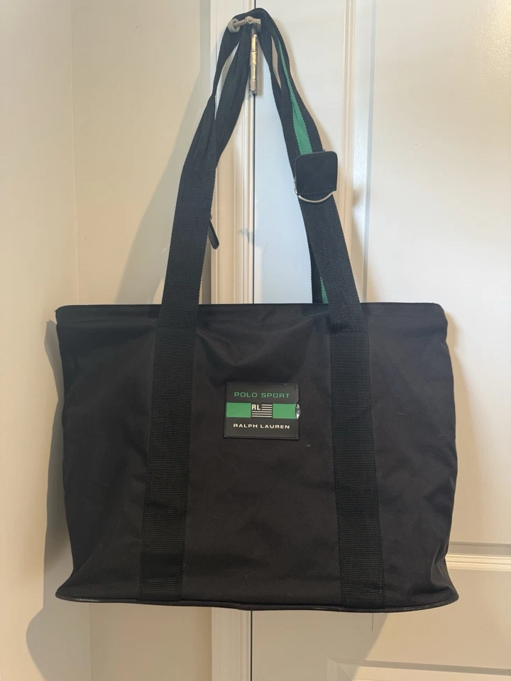 Estojo de viagem vintage anos 90 polo esporte Ralph Lauren raro  - Imagem 3 de 4