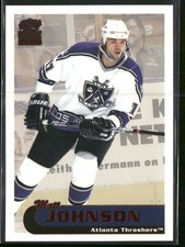 1999-00 Pacific Paramount Matt Johnson Red #12 Atlanta Thrashers