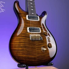 PRS Custom 24-08 10-Top Black Gold Wraparound Burst