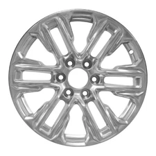 20x9 12 Spoke Used Aluminum Wheel Metallic Polished 560-14024