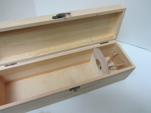 Wooden Crate Box Forgeron Cellars Walla Walla, Washington Wine container 13.75" - Picture 7 of 8