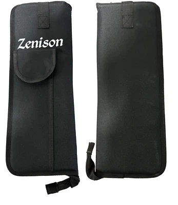 Zenison DRUM STICK BAG - Padded Zippered Carry Handle for Mallets Sticks Brushes