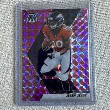 2020 PANINI MOSAIC #206 JERRY JEUDY CAMO PINK ROOKIE RC BRONCOS