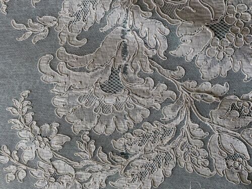 2 Vintage French Alençon Lace absolutely lovely Panels - Picture 3 of 12