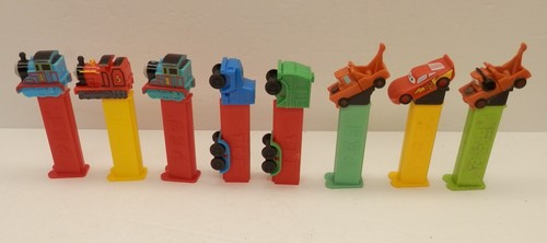 Pez Candy Dispenser Lot - Disney/Pixar Cars Thomas Train & Trucks - Picture 2 of 3