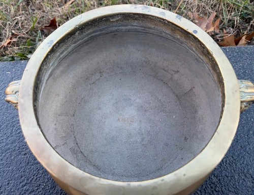 Large Antique Chinese Early 1900s Bronze Incense Burner with Xuande Mark - Picture 6 of 22