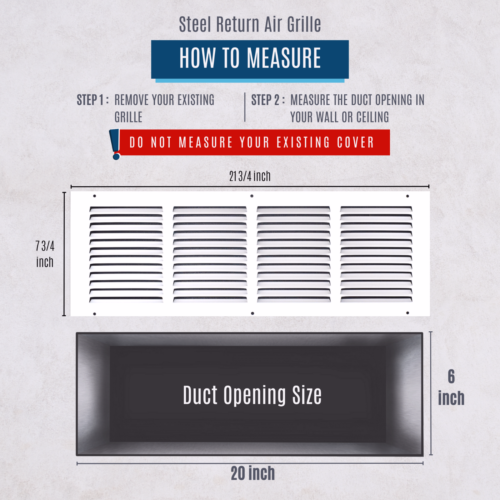 Stahl Rückluftgitter Klimakanalabdeckung Grill weiß - viele Größenoptionen - Bild 182 von 323
