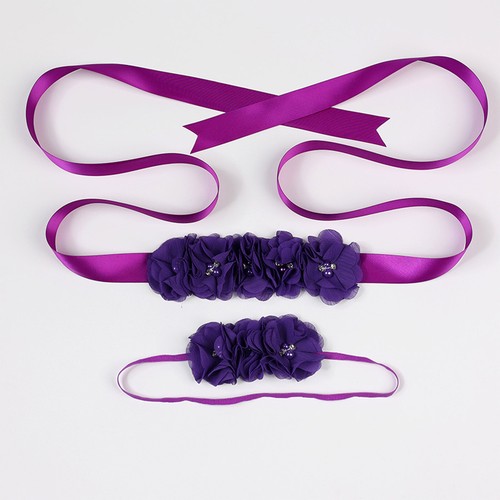 Pregnant Women Sash Belt Accessory Headband Maternity Set Ornaments Party Proms - Picture 50 of 56
