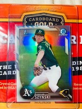 V16 Skylar Szynski Oakland A's 2016 Bowman Chrome Draft Refractor