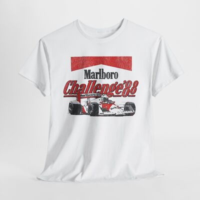 Vintage Style Formula 1 1988 Marlboro Challenge Race Cotton Tee