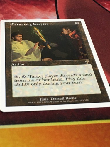 C6534 MTG MAGIC GATHERING CORE SEVENTH DISRUPTING SCEPTER DARING APPRENTICE MP R - Picture 11 of 22
