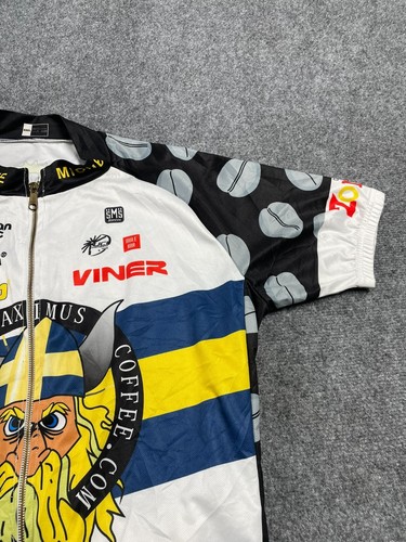 Miche UCI Magnus Maximus Coffee American Classic Bike Cycling Jersey Size 3XL - Picture 3 of 16