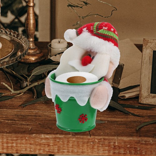 Porte-couverture En Papier Mini boutiques Noël De Géants Flocon Neige