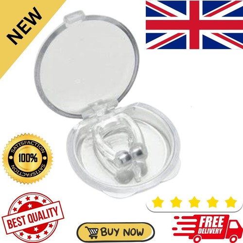 Anti Snoring Nasal Snore Stopper 4x Silicone Magnetic Sleep Aid Nose Clip UK pro - Picture 11 of 12
