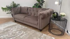 Balmoral 2 Seater Sofa - Fabric - Velvet Mole Limited Edition