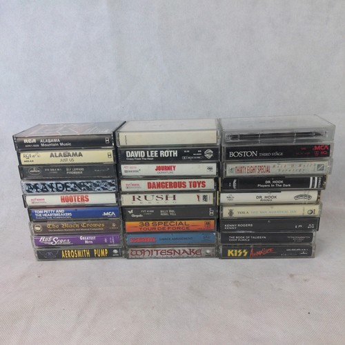 CASSETTE TAPES (BUILD UR OWN LOT ROCK N ROLL!) KISS RUSH AEROSMITH &MORE! - Picture 1 of 107