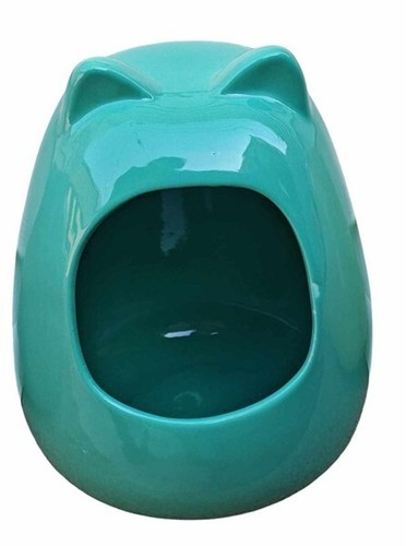 Chinchilla & Small Animal Dust house X-tra Large Heavy Ceramic (Lavender Blue) - Picture 6 of 11