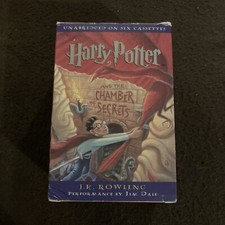 Harry Potter The Chamber Of Secrets Unabridged - 6 Cassette Tapes - JK Rowling