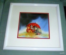 Disney Winnie The Pooh In Spring Framed Lithograph As Is