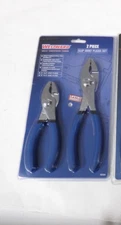 WESTWARD 2 Piece Slip Joint Pliers Set Double Dipped Non-Slip Grip 1UKN6 6" & 8"