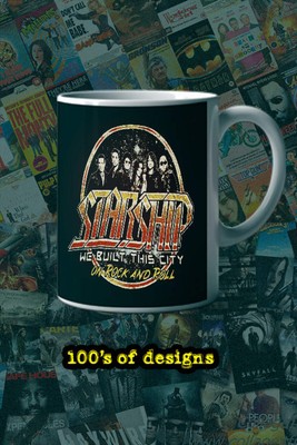 Raumschiff We Built This City | Musik Künstler Design 11oz Tasse | Lustige Musiker Tasse |
