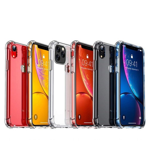 Crystal Clear Silicone Phone Case Cover For iPhone 16 15 14 13 12 11 Pro Max X 8 - Picture 10 of 10