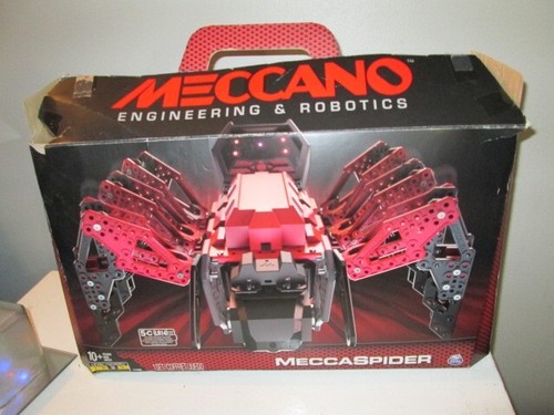 Meccano MeccaSpider Robot Spider Building Kit Red/Black 6037618 - Picture 2 of 5