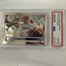 2022 Topps Chrome Reid Detmers #79 Rookie PSA 10 Gem Mint Angels RC