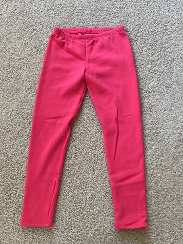 OshKosh Girls Pink Elastic Waist Fleece Sweatpants Size 12 EUC - Picture 1 of 2