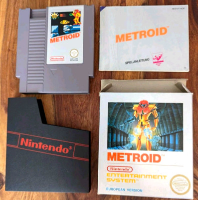 NES Metroid Nintendo Bienengräber Spiel Bienengraber Variante OVP CIB