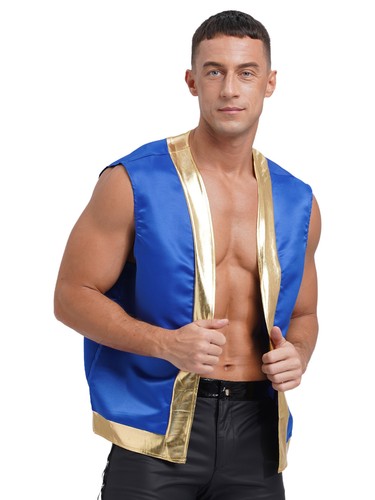 Men's Adult Arabian Prince Cosplay Costume Halloween Fancy Dress up Clubwear - Bild 30 von 36