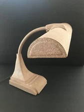 Vtg Mid Century Industrial Drafting Desk Gooseneck Lamp Sandblast ART SPECIALTY