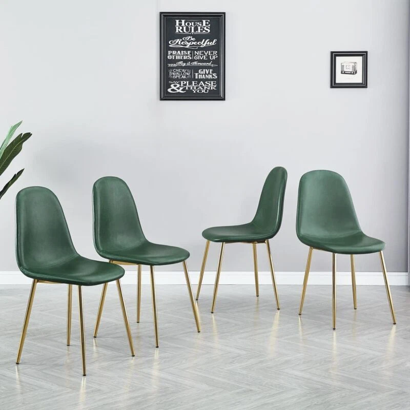 ROZHOME Modern Dining Chairs Mid Century Side Chair Kitchen