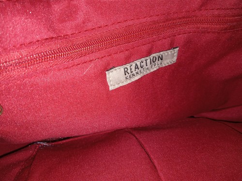 Kenneth Cole Reaction Duplicator Baked Apple Tote Handbag Style# KN1660/22 - Picture 5 of 5