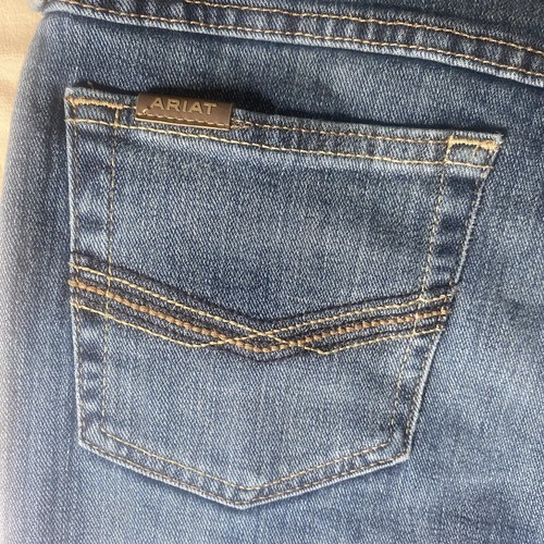 Ariat Jeans Youth Boys Size 16 B4 Relaxed Boot Cut Chief Legacy Western - Picture 7 of 14
