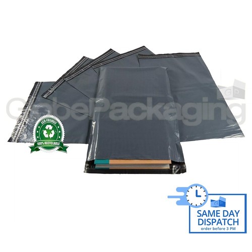 100 x BOLSAS DE CORREO POSTAL GRIS FUERTE 14""x16"" 14x16"" (350x400mm) *OFERTA* - Imagen 1 de 5