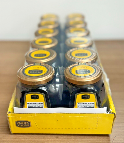 ALSHIFA IMPORTATO: MIELE DELLA FORESTA NERA crudo puro e non pastorizzato grado A 17 oz 500 g - Foto 7 di 15