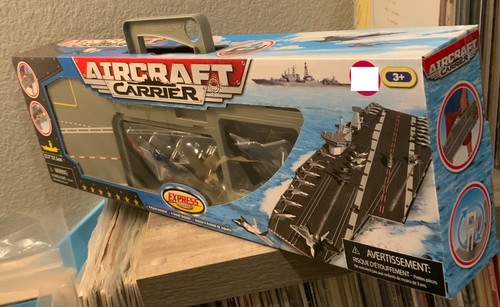 22.5" Toy Aircraft Carrier Playset w/ fighter jets, in carrying case, LAST ONE! - Picture 4 of 5