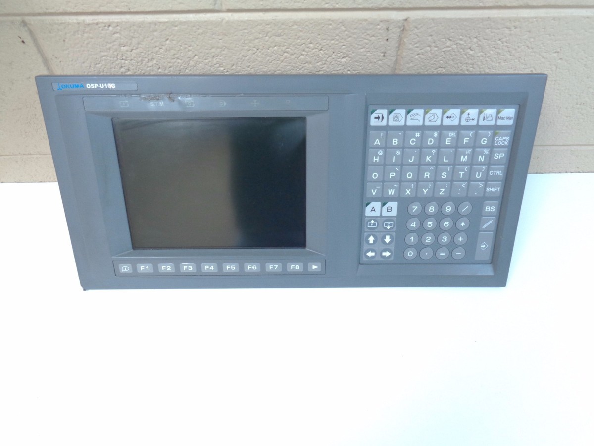 OKUMA E0105-653-423 OSP-U10G OPERATOR INTERFACE PANEL - MINOR