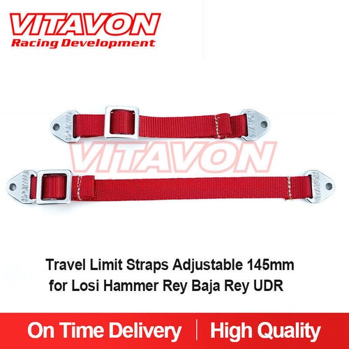 VITAVON Travel Adjustable Limit Straps 145mm Losi Hammer Rey Baja Rey LMT UDR
