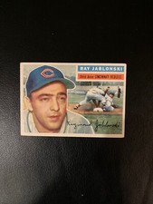 1956 TOPPS BASEBALL RAY JABLONSKI # 86 * EX * WHITE BACK