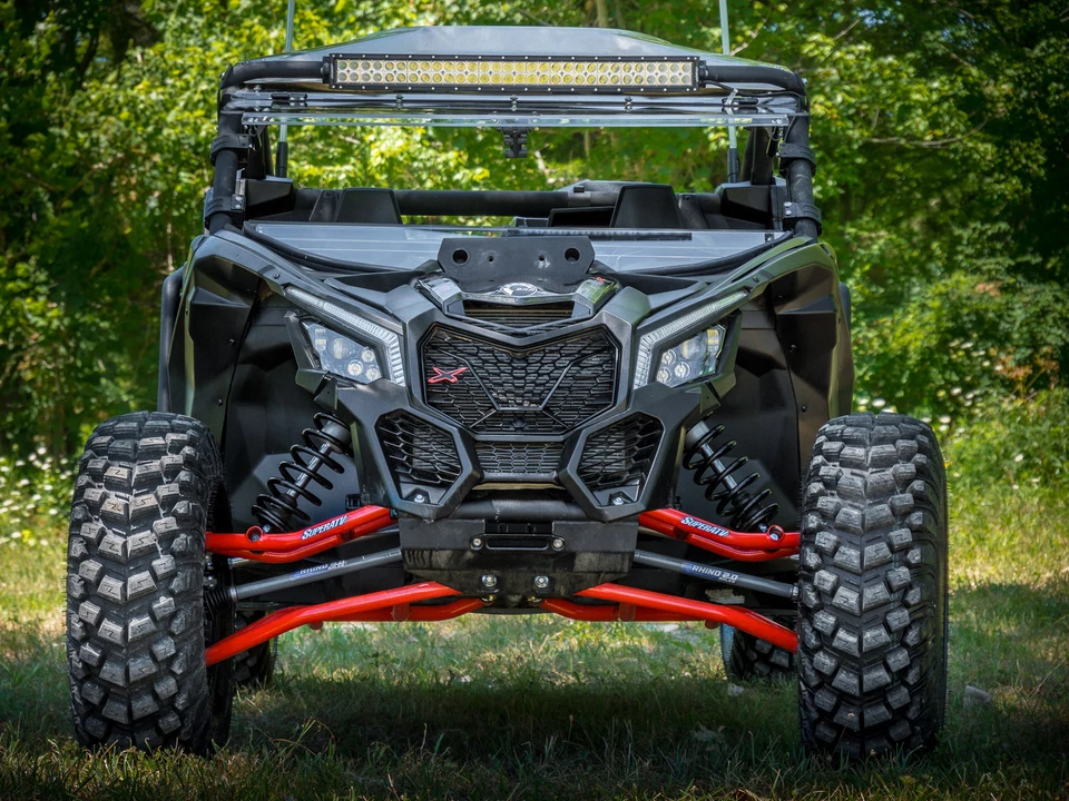 SuperATV High Clearance A-Arms for Can-Am Maverick X3 (64" Body) - Black - Image 2 of 4