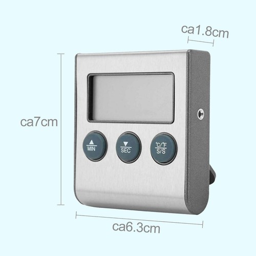 Backofen Kabellos Fleischthermometer Digital Bratenthermometer Grillthermometer - Bild 2 von 12