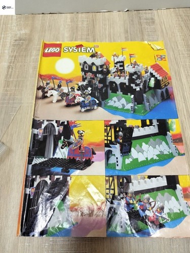 LEGO System Castle Black Knight's Castle 6086 In 1992 Used Retired W/Box &Manual - Picture 13 of 19