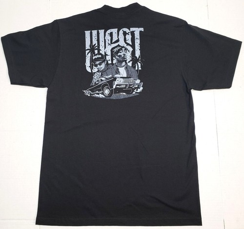 2Pac Eazy-E West Coast T-shirt Tupac Lowrider Urban Streetwear Men's Tee New - Bild 2 von 2
