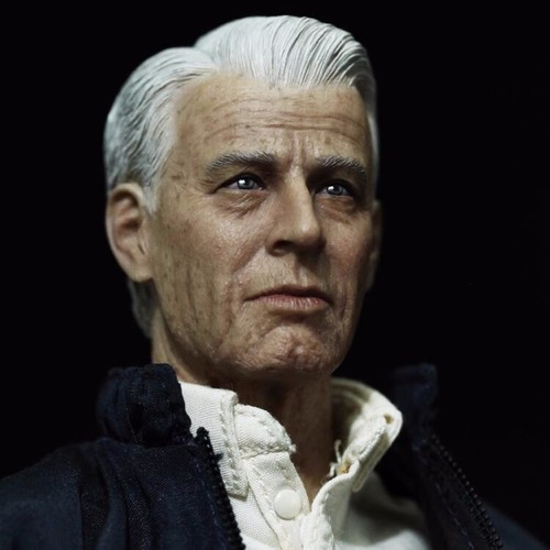 Scultura testa maschio 1/6 Capitan America vecchia ver. Modellino per corpo figura maschile 12'' - Foto 1 di 6