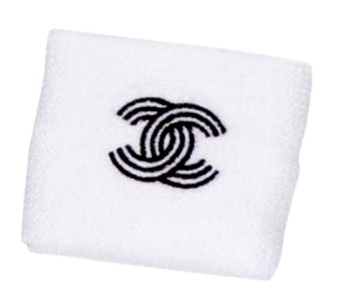"Nueva etiqueta Chanel 2024 blanco 24c negro logotipo CC 3"" brazalete pulsera banda S M" - Imagen 3 de 24