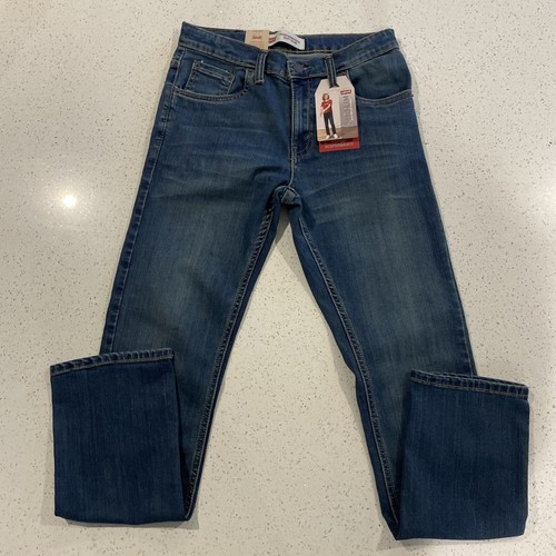 NWT - LEVI'S Boy's 511 Blue SLIM PERFORMANCE STRETCH COTTON DENIM JEANS - 16R