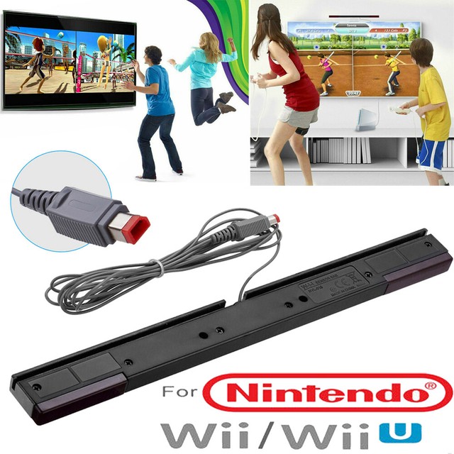 Wired Remote Motion Sensor Bar IR Infrared Ray Inductor for Nintendo