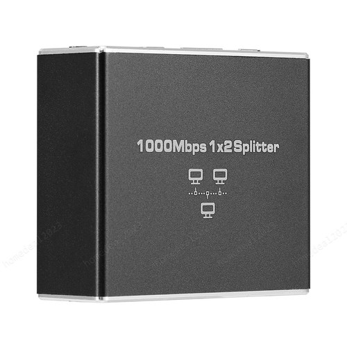 1000Mbps Ethernet Splitter Adapter RJ45 Cable LAN Network Internet 1 IN 2 Out - Picture 13 of 16